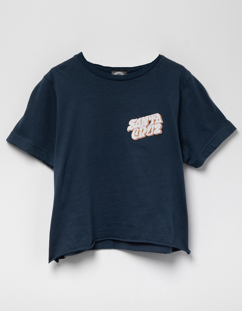 SANTA CRUZ Heart Vibes Girls Boyfriend Crop Tee image number 1