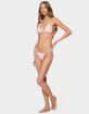 EDIKTED Azalea Crochet Triangle Bikini Top image number 4