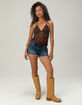 LEVI'S Premium Low Rise Womens Shorts - Free Lunch image number 1