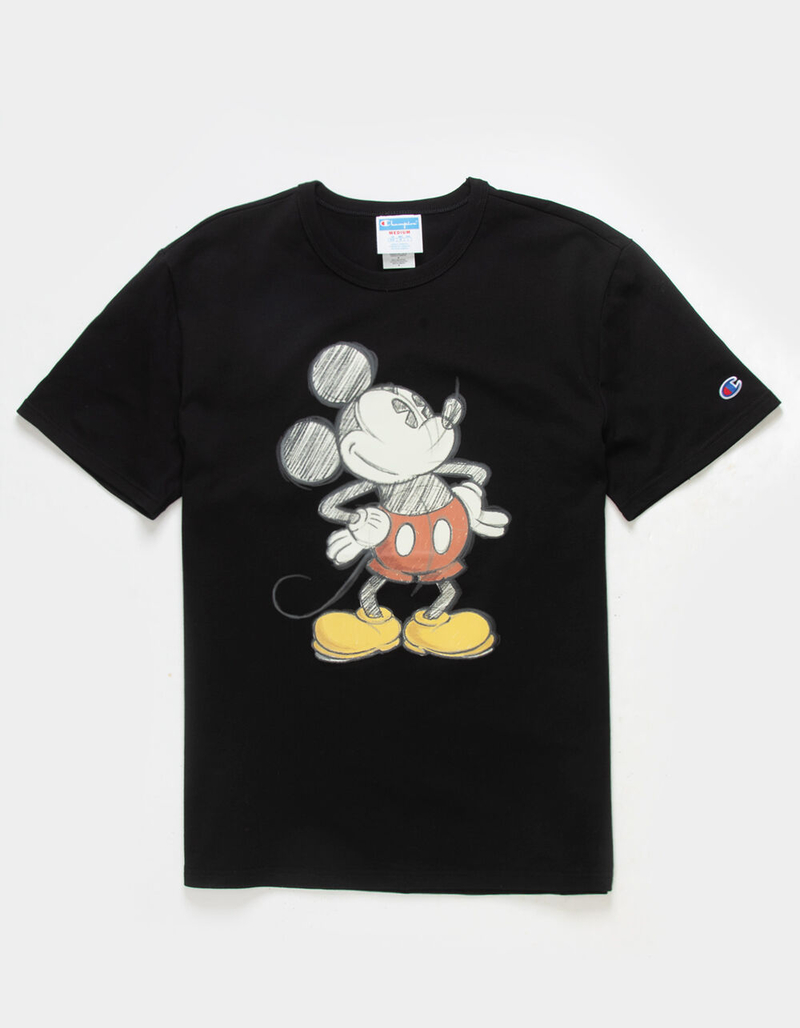 CHAMPION x Disney Mickey Mouse Doodle Mens Tee image number 1