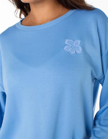 ROXY Surfing By Moonlight Womens Crewneck Sweatshirt Alternative Image