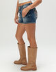 MISS ME Dahlia Fleur Womens Denim Shorts image number 4
