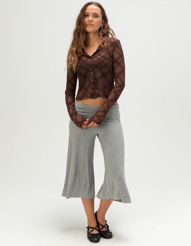 FULL TILT Womens Low Rise Gaucho Pants image number 0