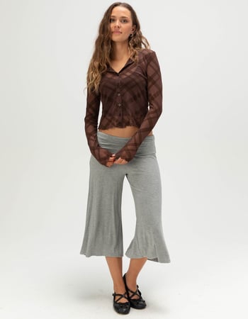 FULL TILT Womens Low Rise Gaucho Pants Primary Image