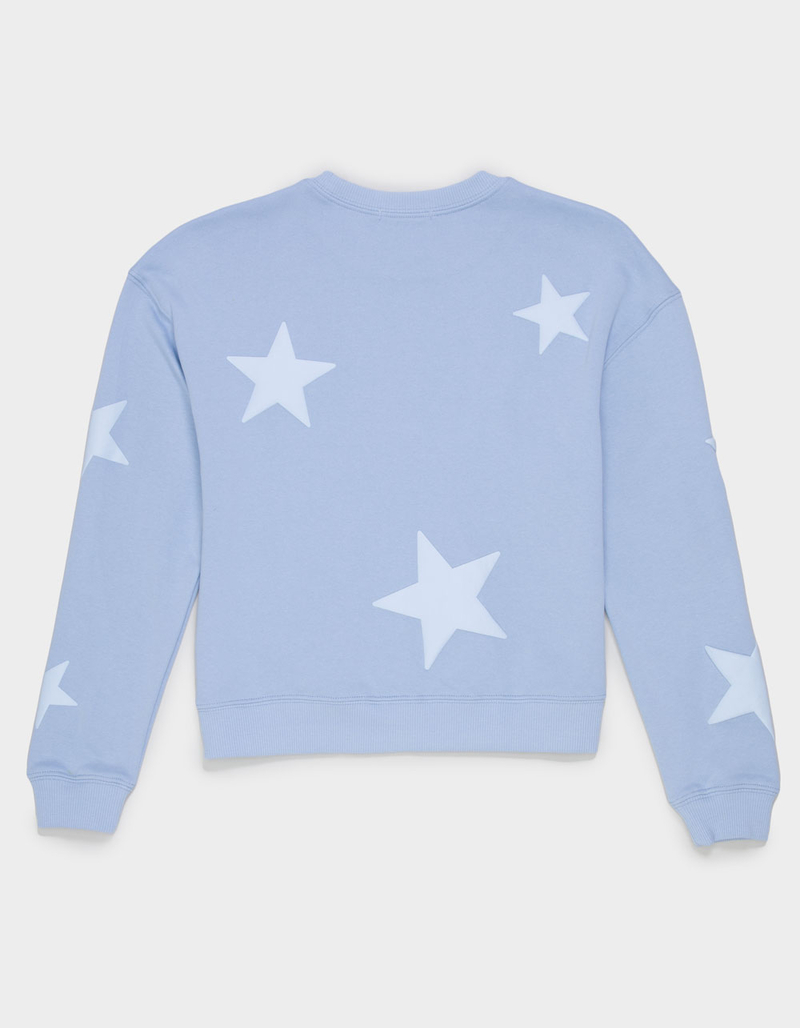 FULL TILT Star Puff Girls Crewneck Sweatshirt image number 2