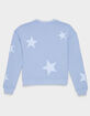 FULL TILT Star Puff Girls Crewneck Sweatshirt image number 3