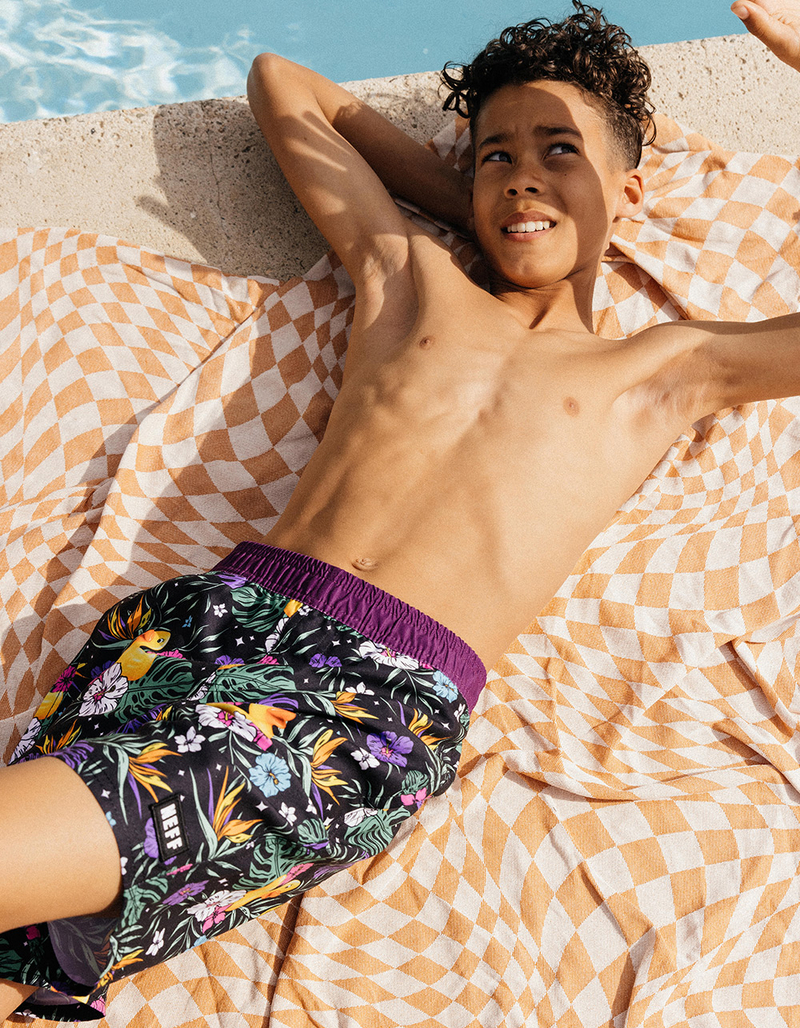 NEFF Tropic Duck Boys 17'' Volley Shorts image number 2