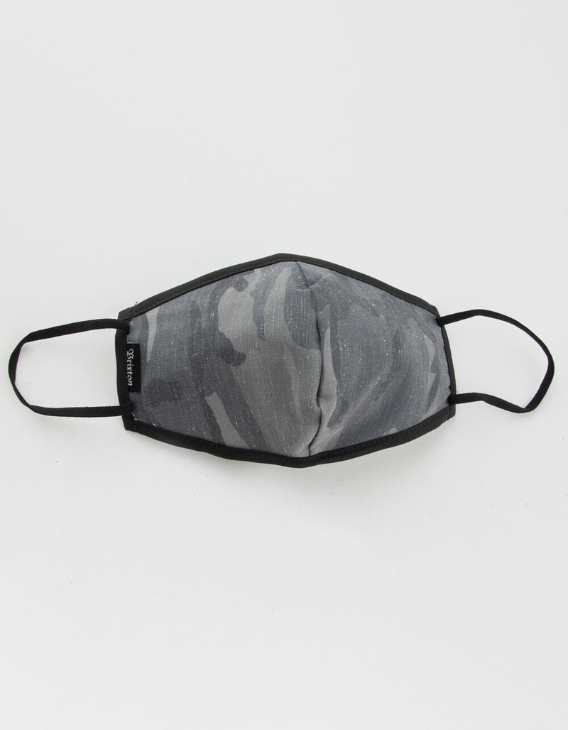 BRIXTON Gray Camo Fashion Face Mask image number 0