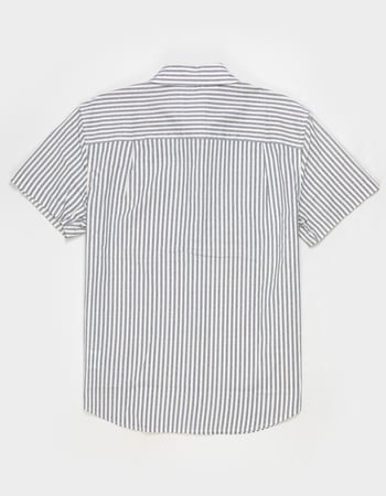 BRIXTON Coastal Print Stripe Mens Button Up Shirt Alternative Image