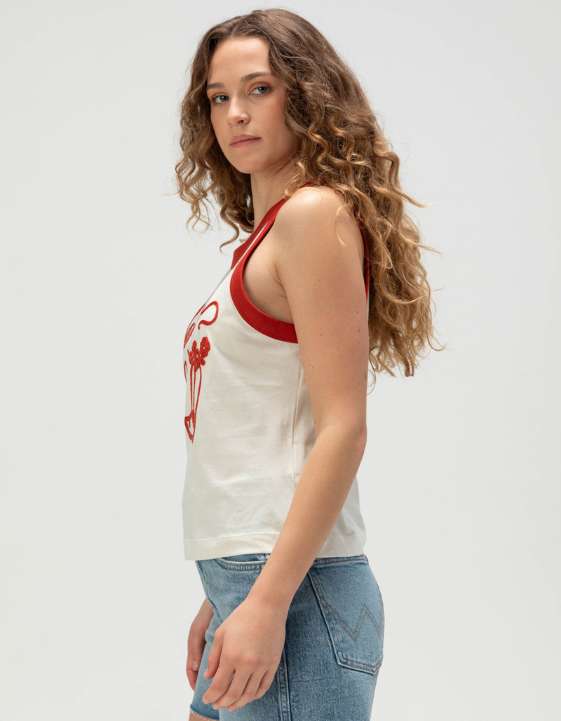 WRANGLER Vintage Womens Ringer Tank Top image number 2