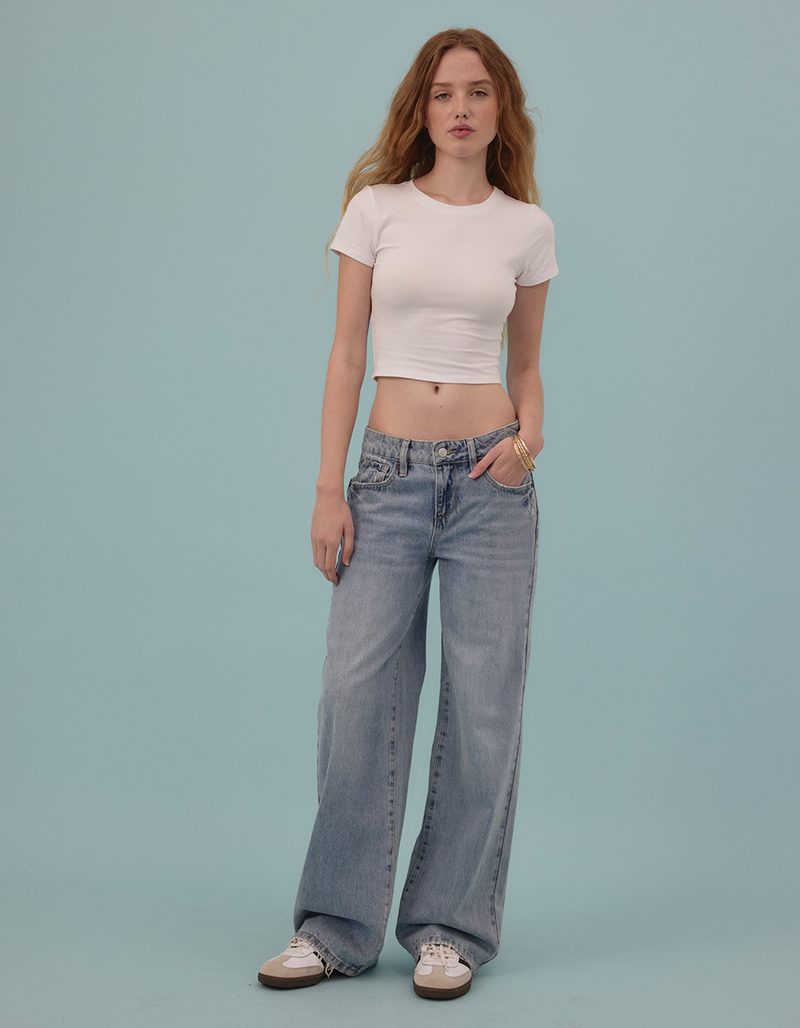 RSQ Womens Low Rise Original Baggy Jeans image number 0