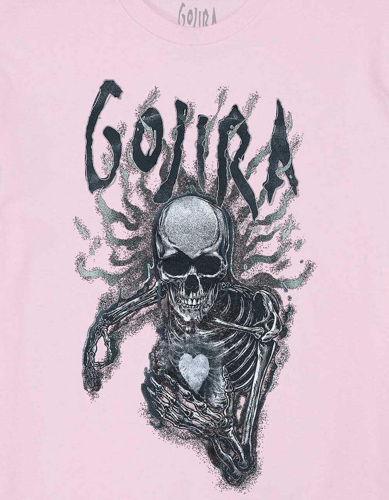 GOJIRA Skeleton Heart Unisex Tee image number 1
