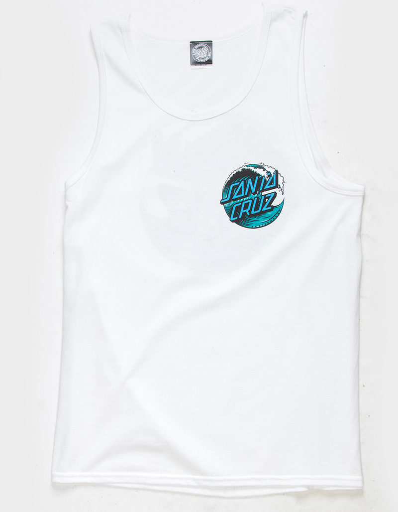 SANTA CRUZ Wave Dot Mens Tank Top image number 1