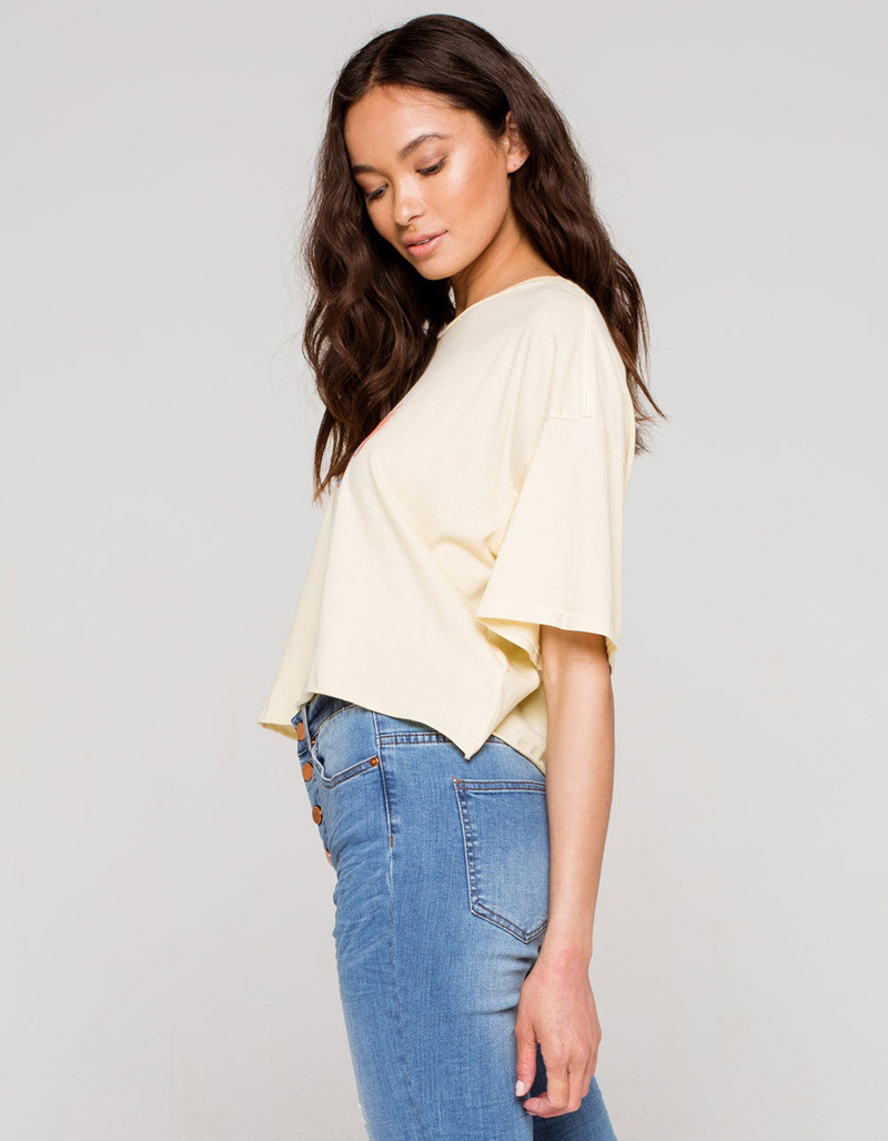 RVCA Hot Fire Womens Crop Tee image number 1