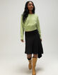FULL TILT Womens Asymmetric Midi Skirt image number 5