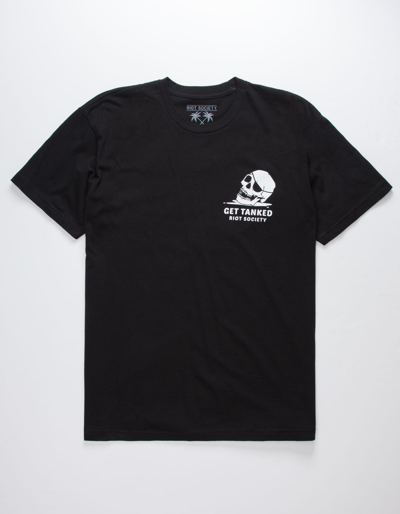 RIOT SOCIETY Get Tanked Mens T-Shirt image number 1
