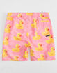 NEFF Ducky Pink Boys Hot Tub Volley Shorts image number 2