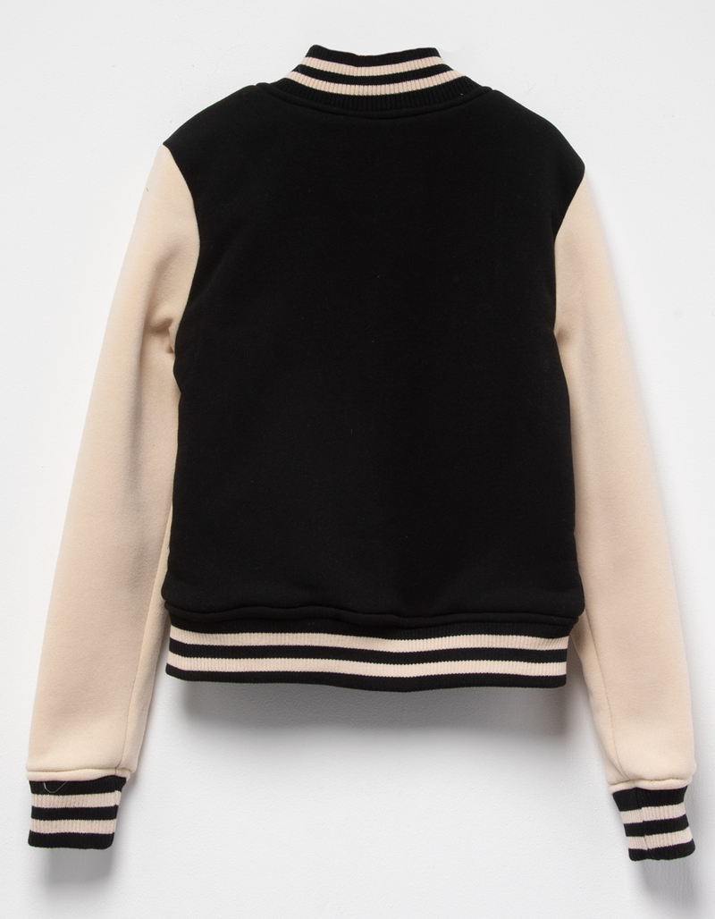 RSQ Girls Fleece Varsity Jacket image number 2