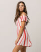 MIMI CHICA Stripe Off The Shoulder Dress image number 2