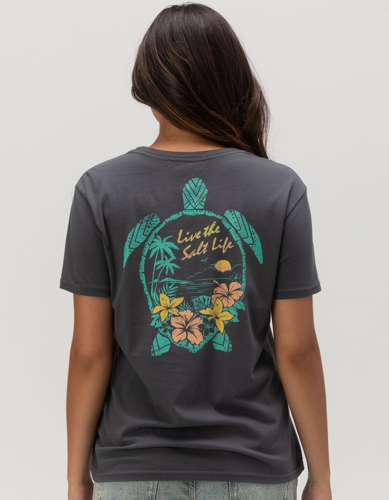 SALT LIFE Turtle Paradise Womens Boyfriend Tee image number 0