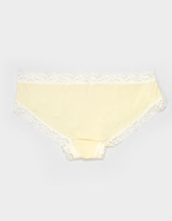 FULL TILT Rib Lace Trim Cheeky Panties Alternative Image
