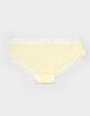 FULL TILT Rib Lace Trim Cheeky Panties image number 2