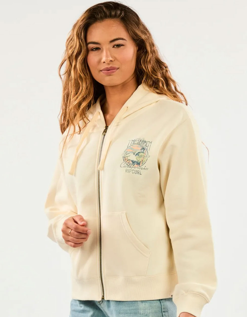 RIP CURL Crafted Womens Zip-Up Hoodie image number 2