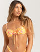 KULANI KINIS Tiki Tango Ruched Underwire Bra Bikini Top image number 1