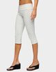 EDIKTED Eloisa Polka Dot Foldover Capri Pants image number 2