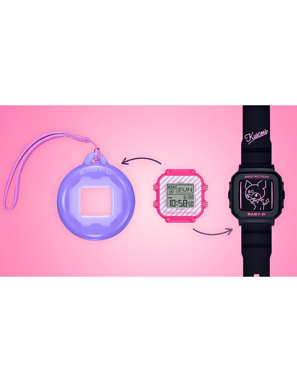 G-SHOCK Baby-G+ x Kuromi BGD10KKM-1 Watch - BLK/MULTI - ONE SIZE