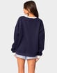 EDIKTED France Oversized Sweatshirt image number 5