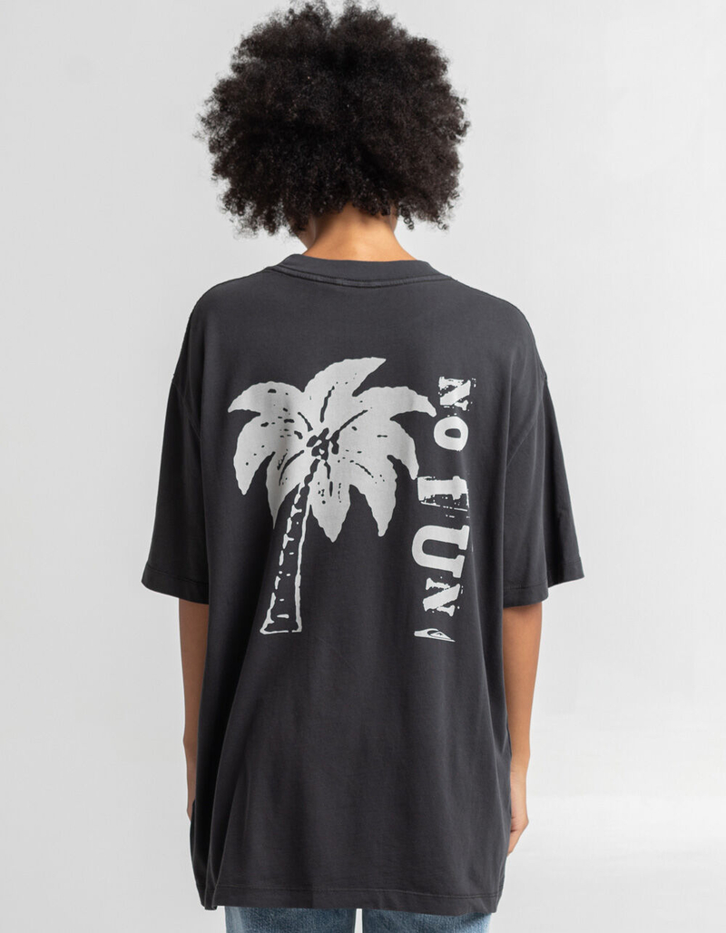 QUIKSILVER No Fun Womens Oversized Tee image number 0