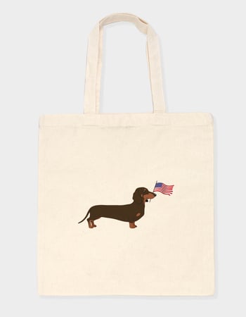 DACHSHUND Flag Tote Bag Alternative Image