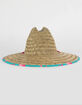 NATURAL LIGHT Naturdays Mens Lifeguard Straw Hat image number 3