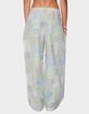 EDIKTED Patchwork Low Rise Baggy Jeans image number 3