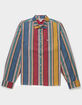 GUESS ORIGINALS Multi Stripe Mens Button Up Shirt image number 1