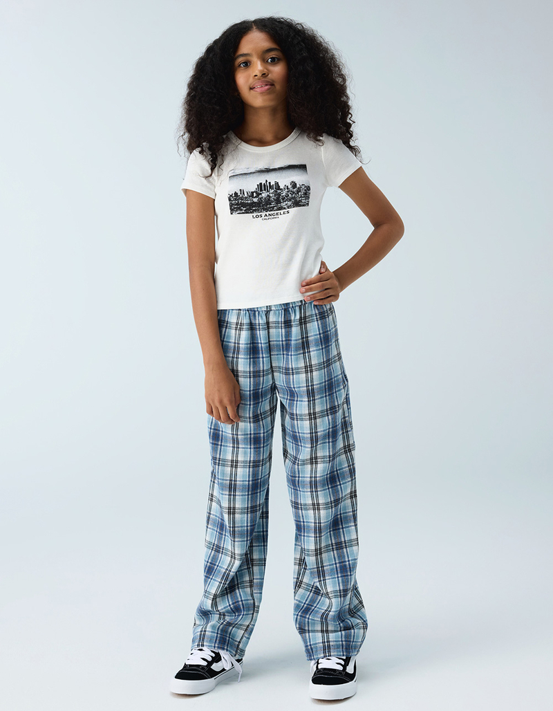 FULL TILT Girls Plaid Flannel Pants image number 0