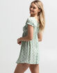 FULL TILT Floral Babydoll Dress image number 3