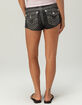 TRUE RELIGION Spicy Mid Rise Super T Flap Womens Micro Shorts image number 5