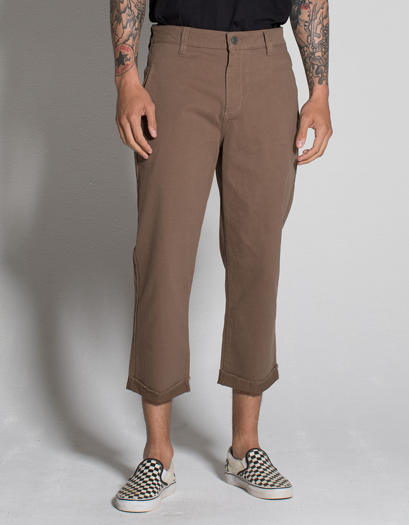 RSQ Straight Cropped Dirt Mens Chino Pants image number 2