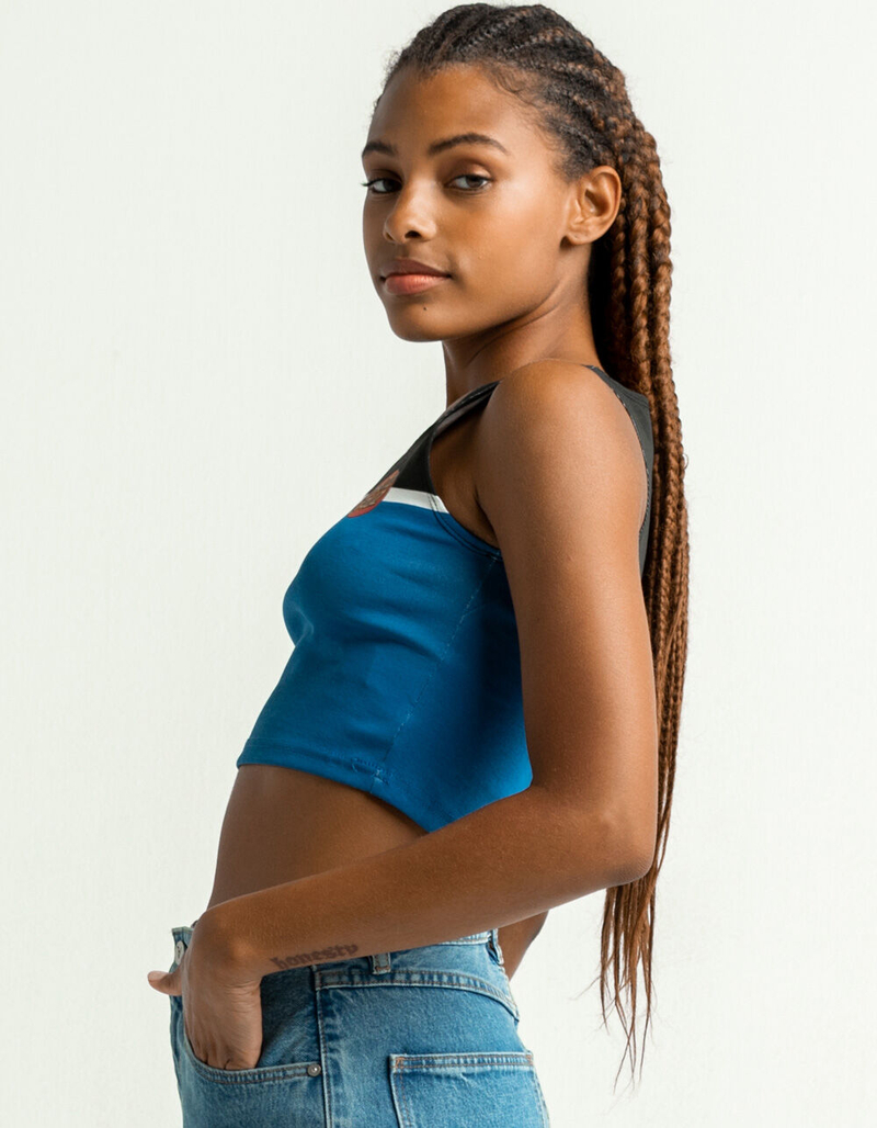 SANTA CRUZ Classic Dot Colorblock Womens Crop Tank image number 1