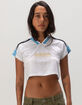 ADIDAS Tiro Cut 3-Stripes Womens Crop Jersey image number 1