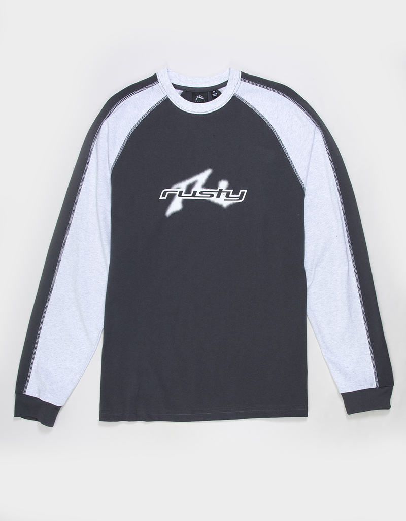 RUSTY Fade Mens Long Sleeve Tee image number 1