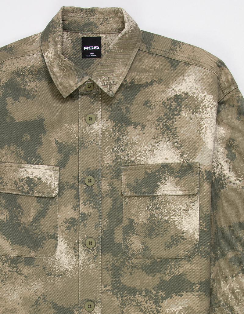 RSQ Mens Boxy Workwear Shirt image number 1