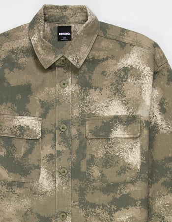 RSQ Mens Boxy Workwear Shirt Alternative Image