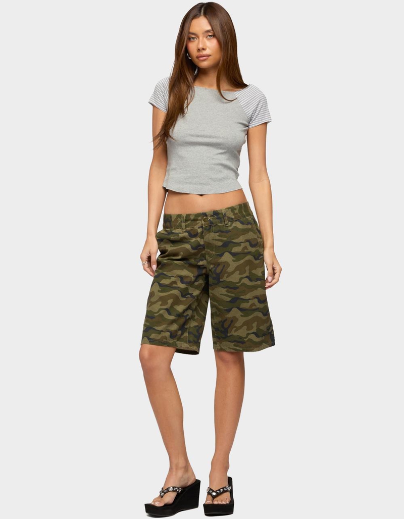 EDIKTED Marina Raglan Stripey Tee image number 3