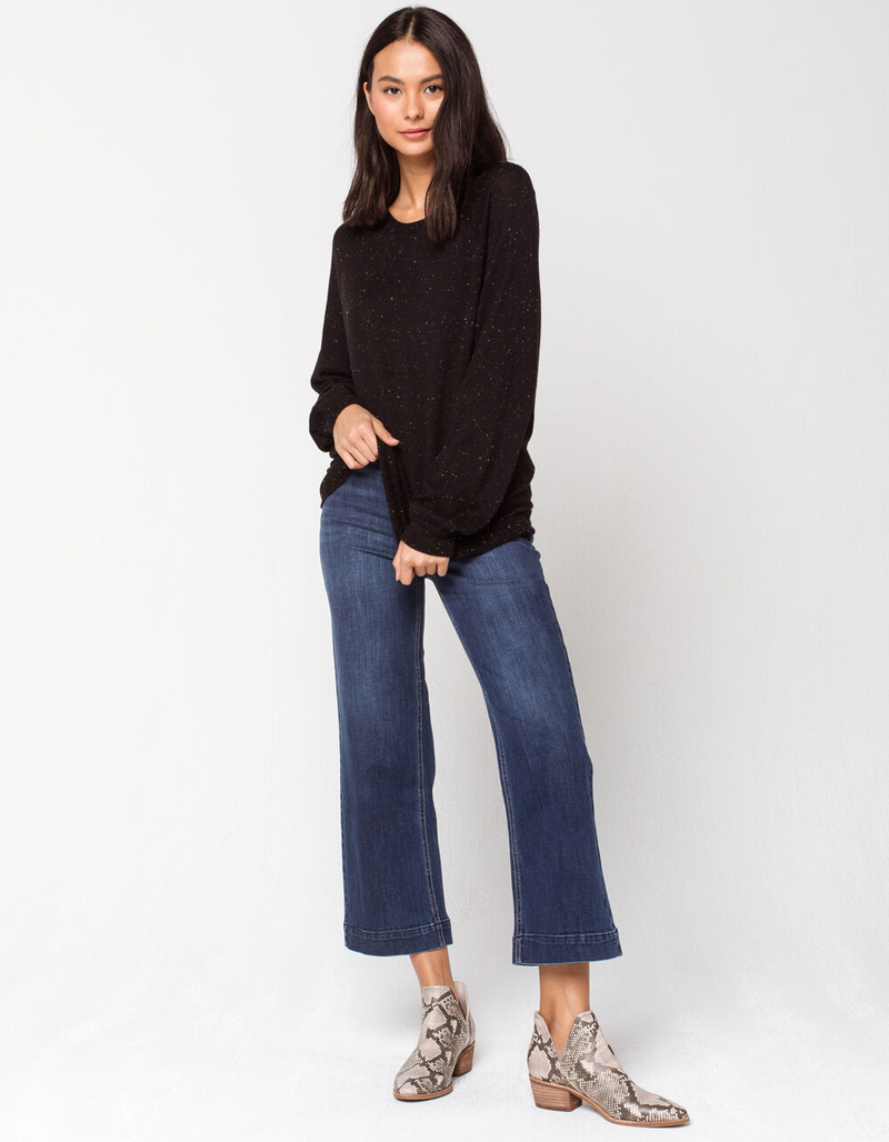 VOLCOM Stone Scraper Ankle Womens Wide Leg Crop Jeans image number 0