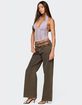 EDIKTED Naya Textured Sheer Lace Halter Top image number 4