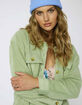 O'NEILL Collins Solid Superfleece Womens Shacket image number 4
