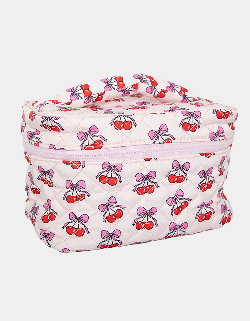 KATYDID Cherry Bows Repeat Make Up Bag image number 1